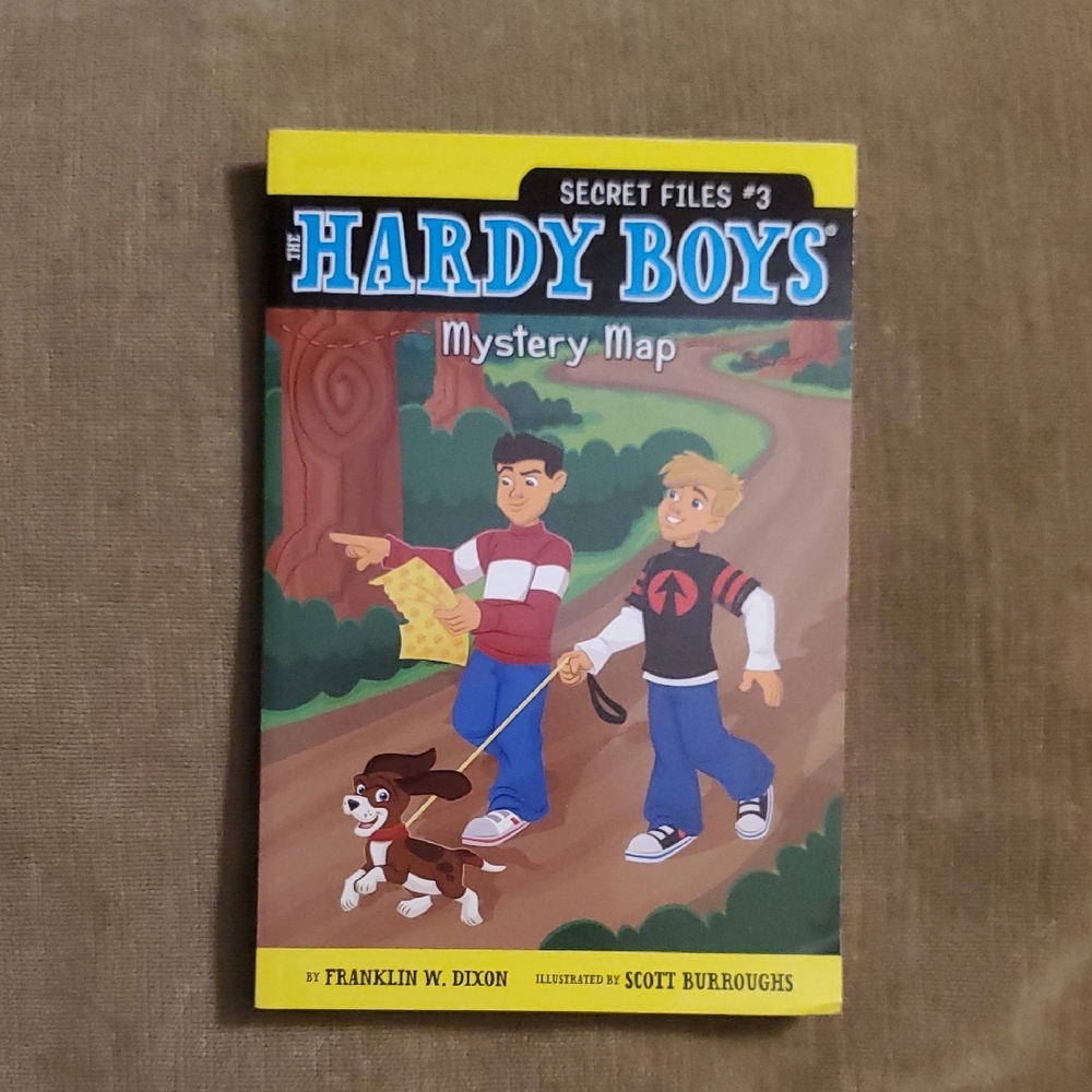 VINTAGE The Hardy Boys Mystery Map Book